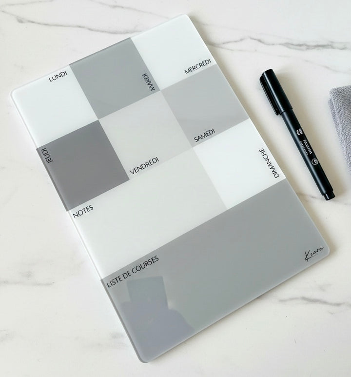 Ardoise planner/menu