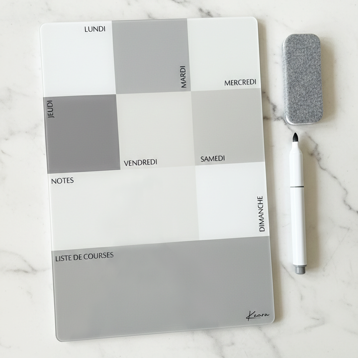 Ardoise planner/menu