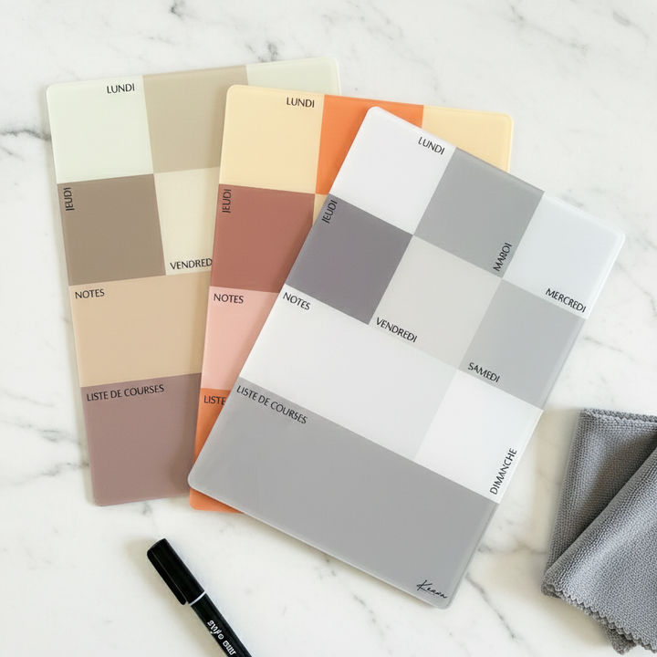 Ardoise planner/menu