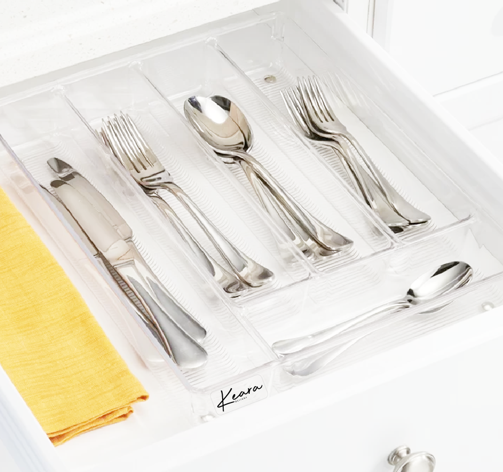 Range couvert universel blanc ORGATRAY - Sur mesure & coupable