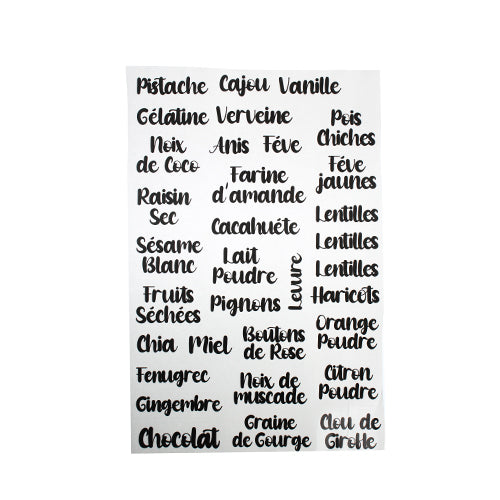 Kit Français Bold (Seulement les Étiquettes)