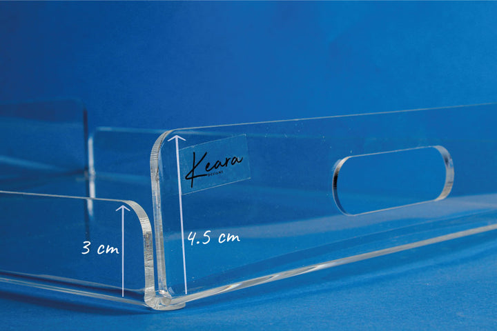 Plateau Plexiglass Transparent